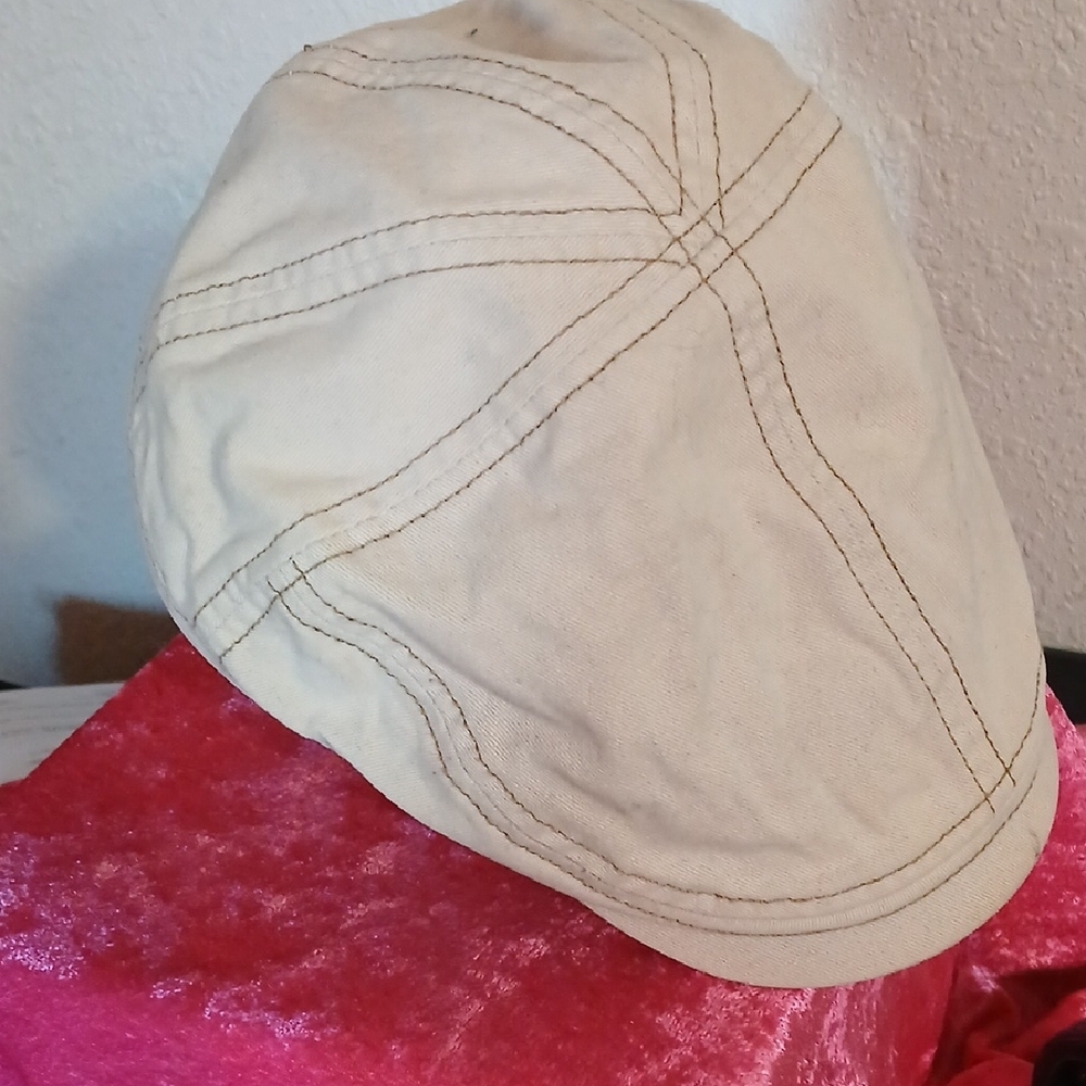 Stetson Beige Cap with Brown Accents